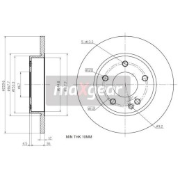 BRAKE DISC. MERCEDES FRONT...