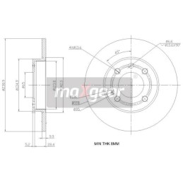 BRAKE DISC. VW FRONT POLO...