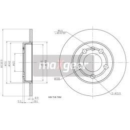 BRAKE DISC. VW REAR A3...