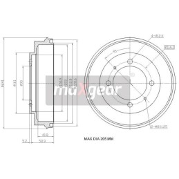 MITSUBISHI TAMBOUR DE FREIN...