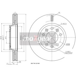 BRAKE DISC. FIAT SCUDO...