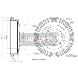 BRAKE DRUM HONDA REAR CIVIC...