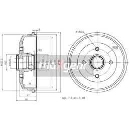 TAMBOUR DE FREIN FORD...