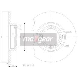 BRAKE DISC. DAIHATSU FRONT...