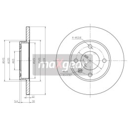 BRAKE DISC. VW FRONT 12MM...