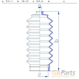 STEERING ROD COVER HONDA...