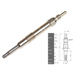 GLOW PLUG FIAT DOBLO 00 1.9...